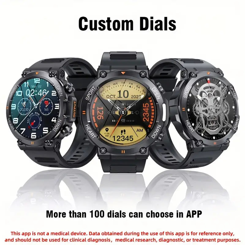 Smartwatch rotondo con schermo da 3,53 cm