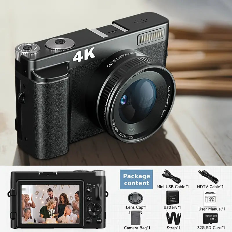 High-definition 4K digital camera