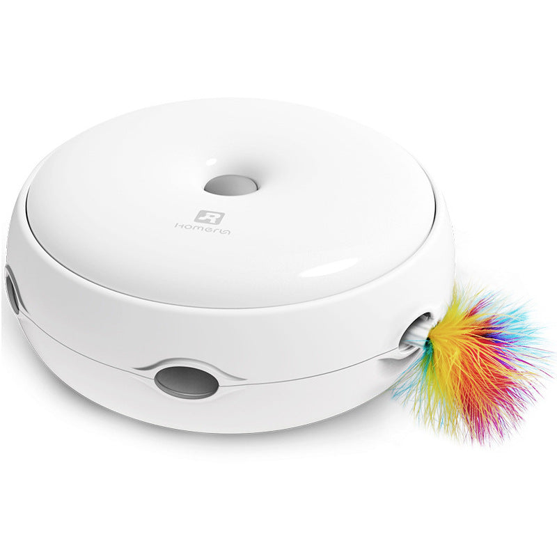 Jouet interactif intelligent pour chat en forme d'ovni