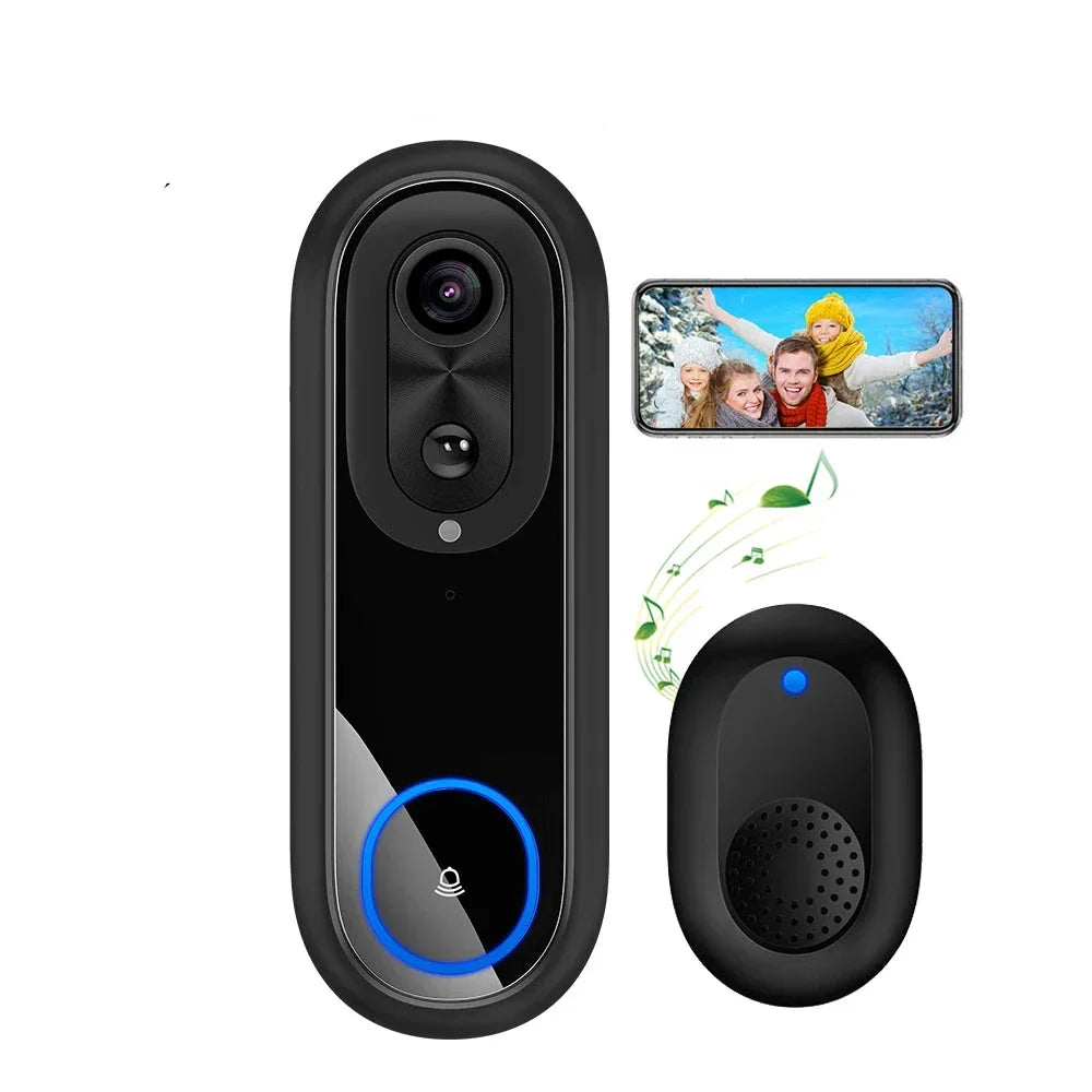 Videocitofono con telecamera intelligente Wi-Fi 1080p