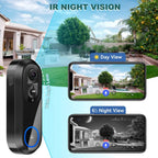 Videocitofono con telecamera intelligente Wi-Fi 1080p