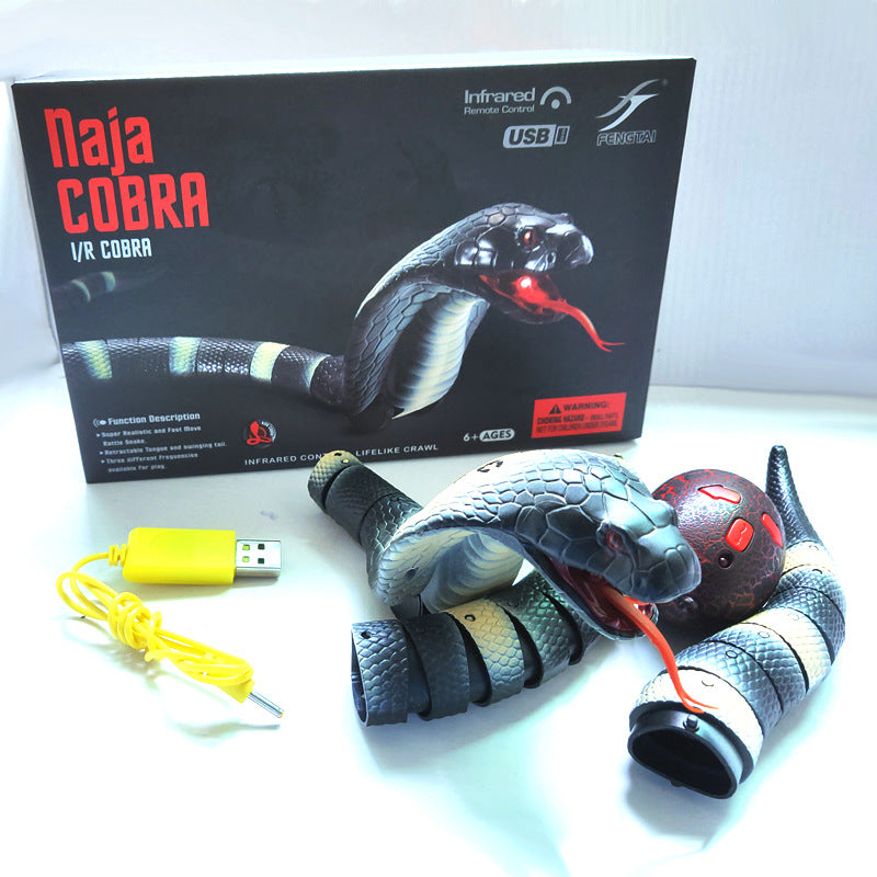 Automatic sensor snake toy for pets