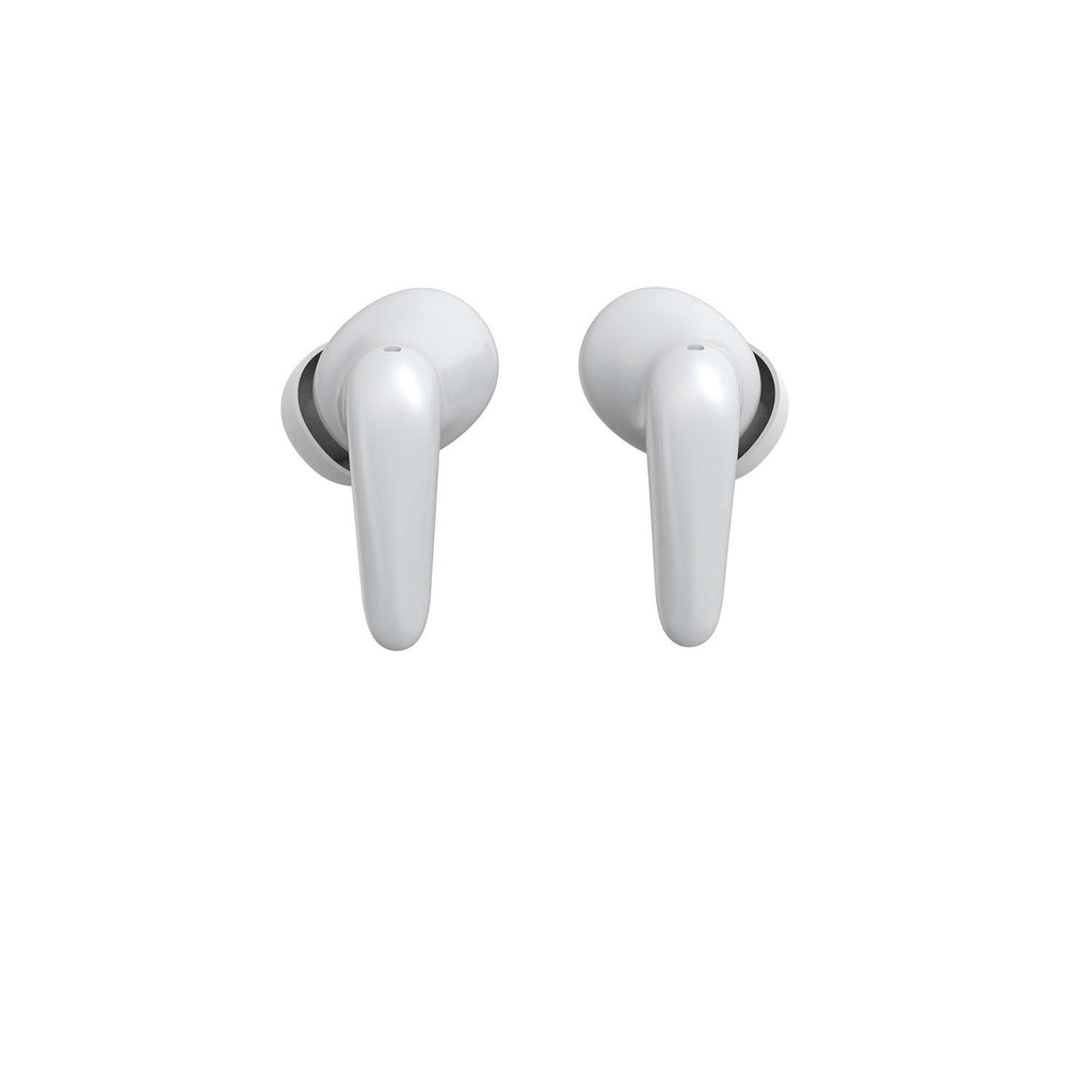 Pearl white and rose gold AIR Focus ANC wireless earbuds