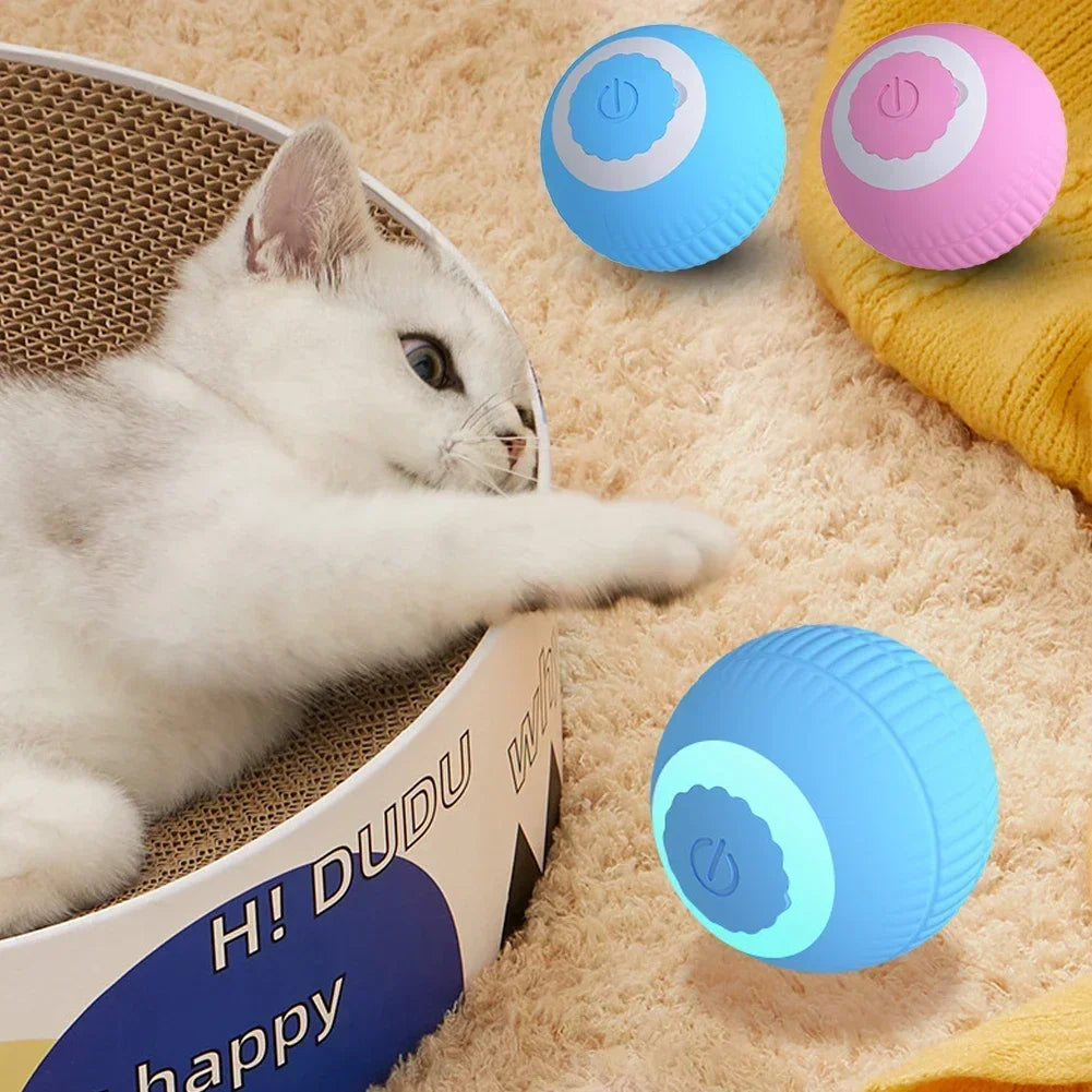 Balle interactive intelligente pour chats