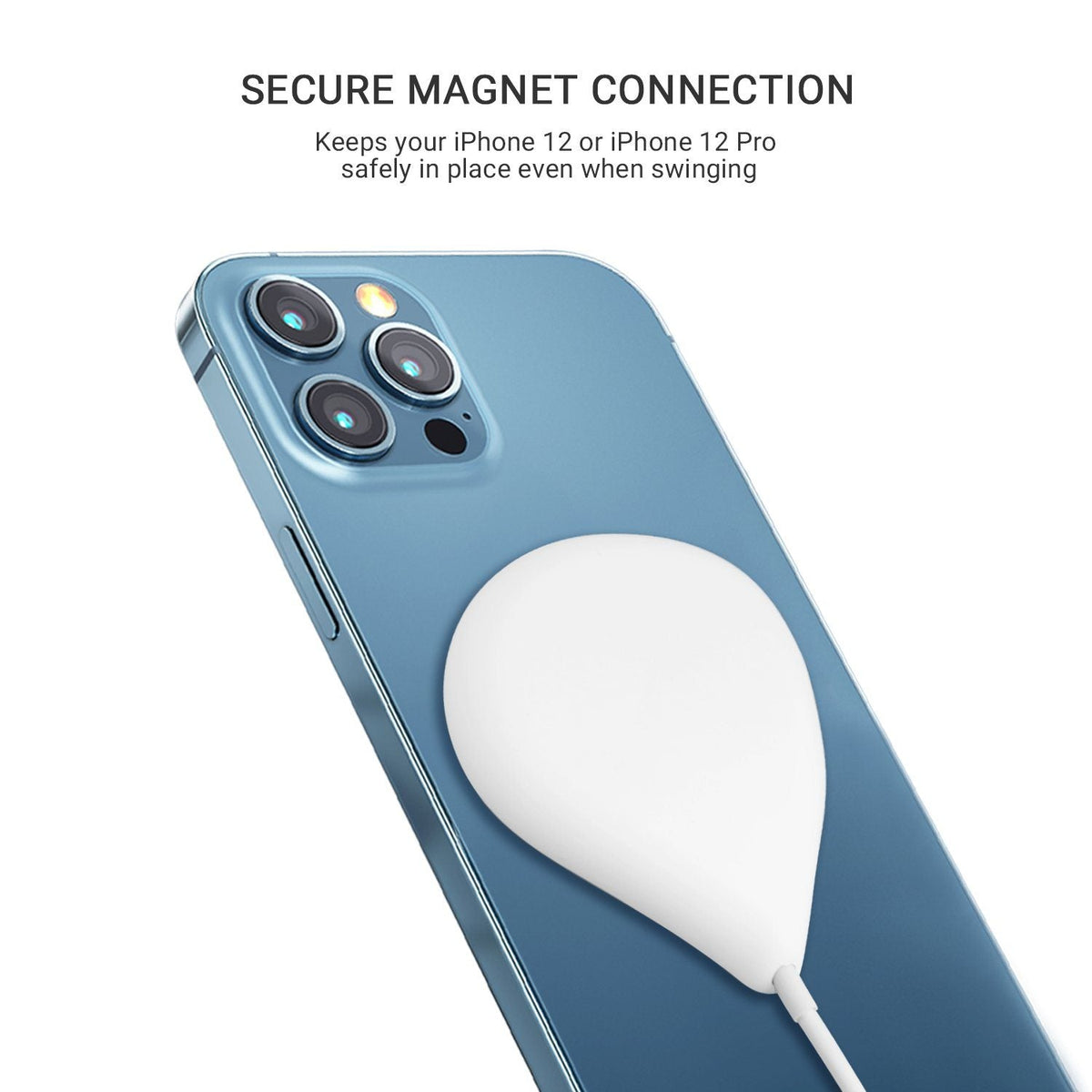 Caricatore wireless magnetico ultrasottile Jabees MAG-C, fino a 15 W