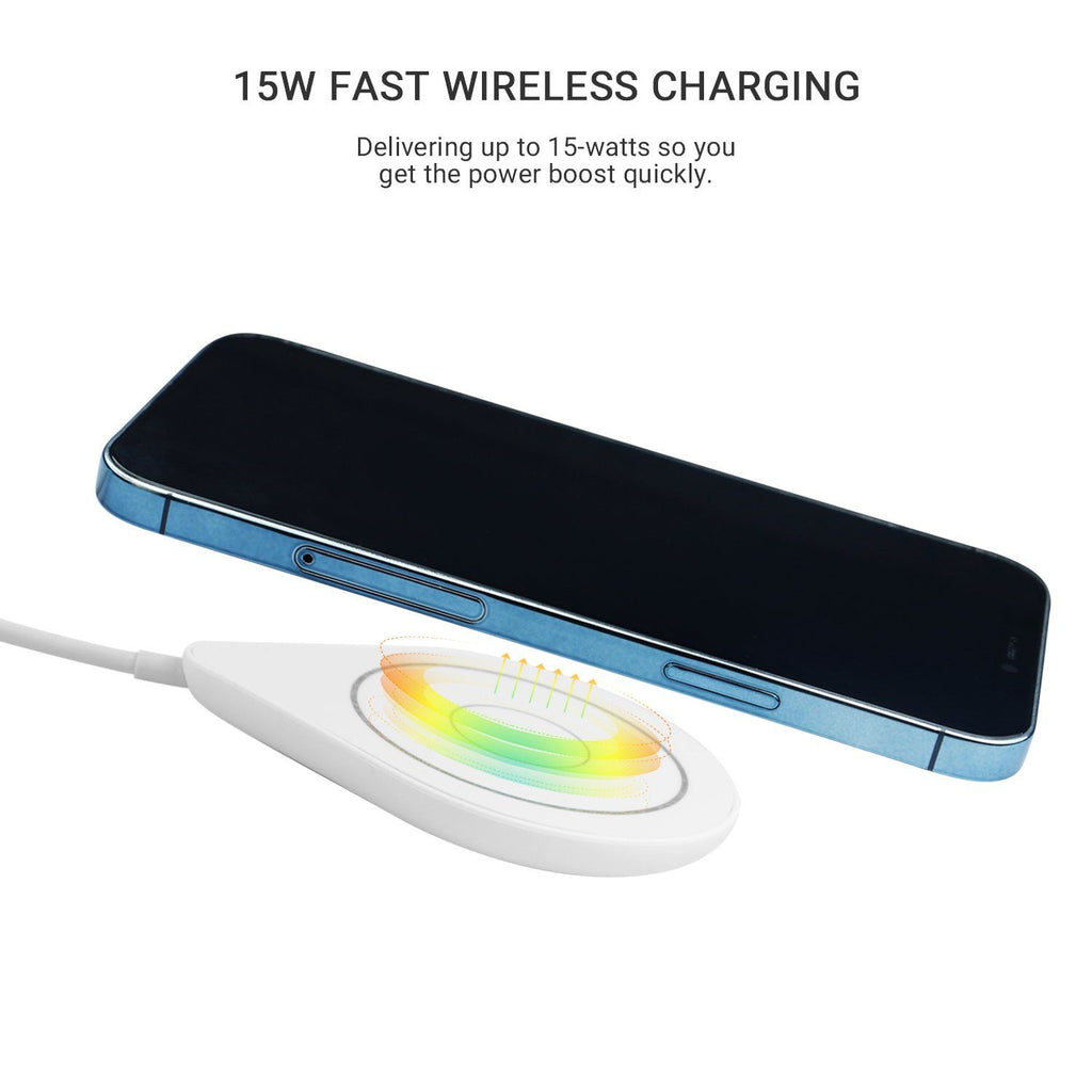 Caricatore wireless magnetico ultrasottile Jabees MAG-C, fino a 15 W
