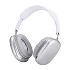 Casque Bluetooth sans fil à arceau, blanc