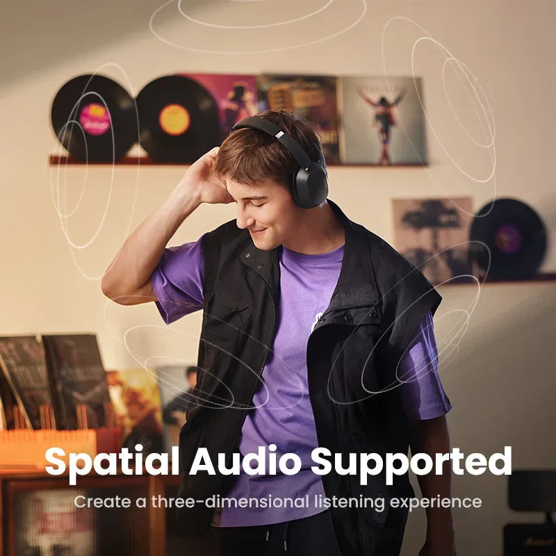 Cuffie Bluetooth wireless ad archetto, nere