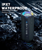 Enceinte Bluetooth stéréo de 40 W, noire