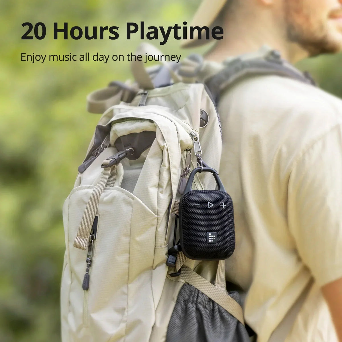 Altoparlante Bluetooth con bassi profondi, nero