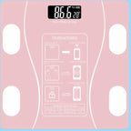 Balance impédancemètre connectée Bluetooth, rose