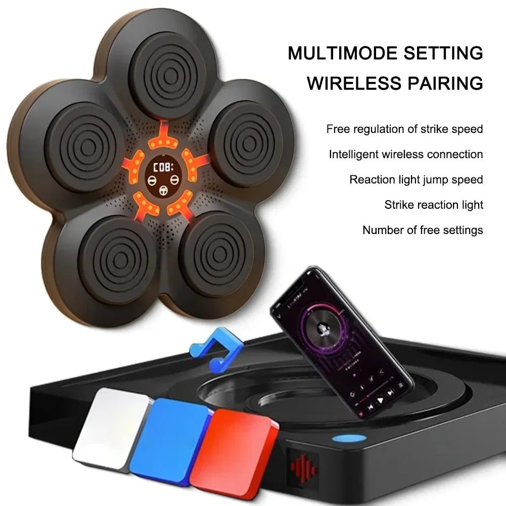 Smart LED boxing target with Bluetooth
