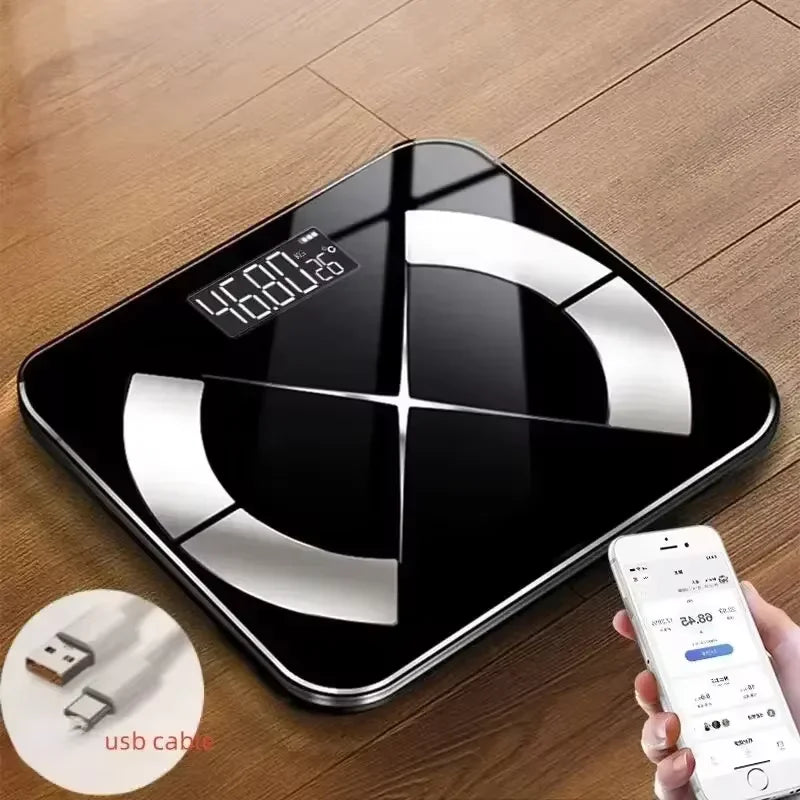 Bluetooth Smart Body Fat Scale Black-1