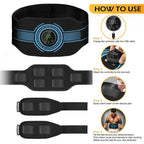 Électrostimulateur musculaire intelligent EMS pour les bras, bleu