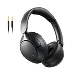 Black wireless over-ear headphones