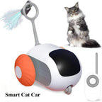 Voiture-jouet intelligente pour chats avec télécommande