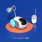 Voiture-jouet intelligente pour chats avec télécommande
