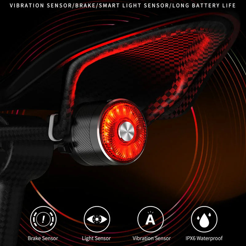 Luce posteriore intelligente TOWILD TL05 con rilevamento frenata