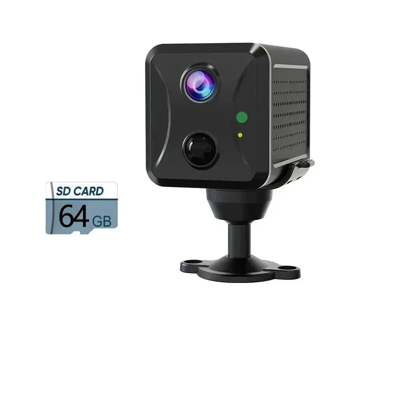 Minicamera di sicurezza 4G/Wi-Fi per videosorveglianza Ultra HD