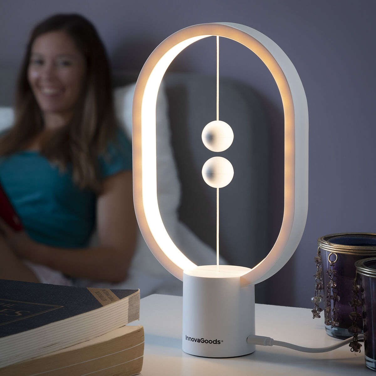 Lampada in equilibrio con interruttore magnetico Magilum InnovaGoods