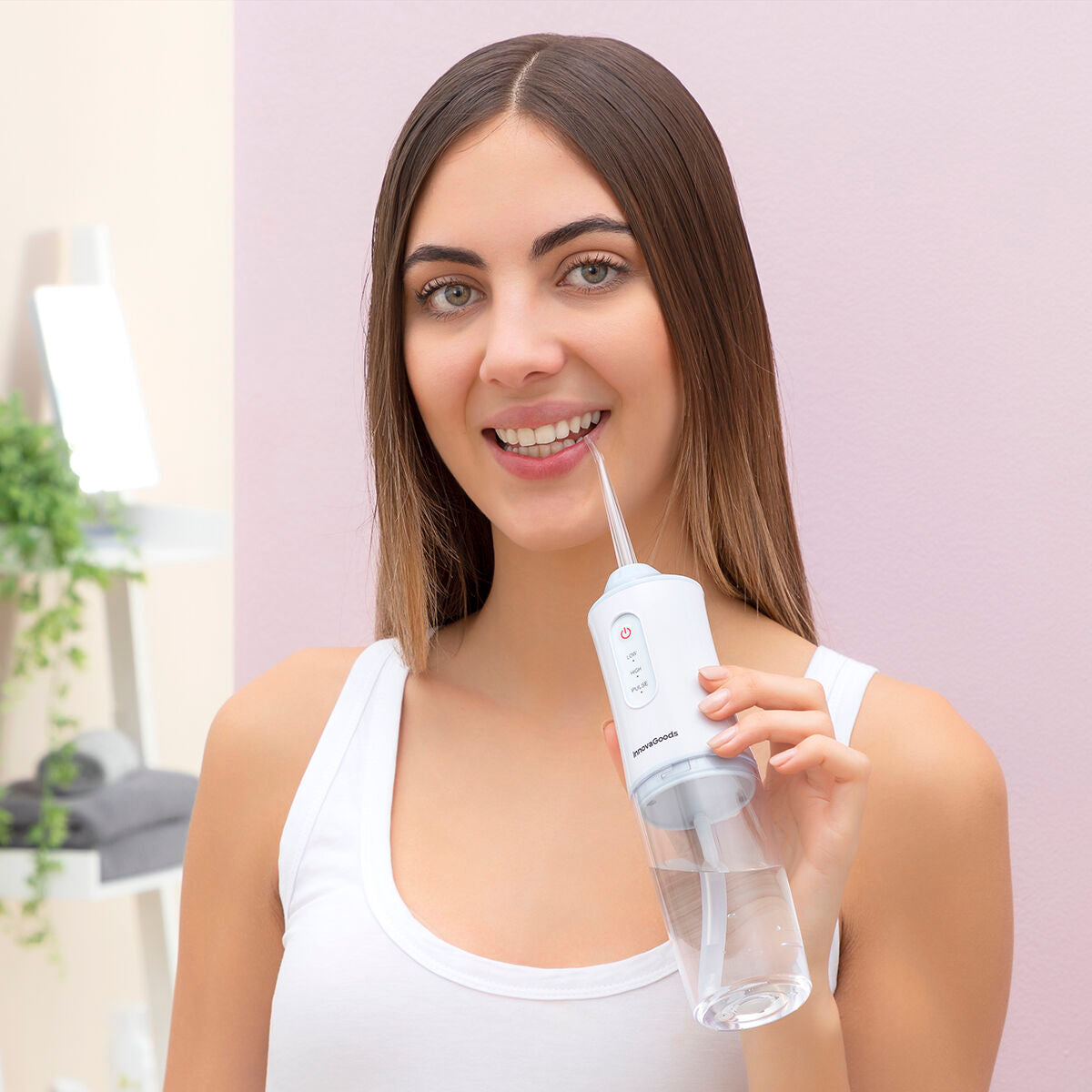 Hydropulseur buccal portable rechargeable Denter InnovaGoods
