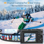 Fotocamera digitale 4K ad alta definizione