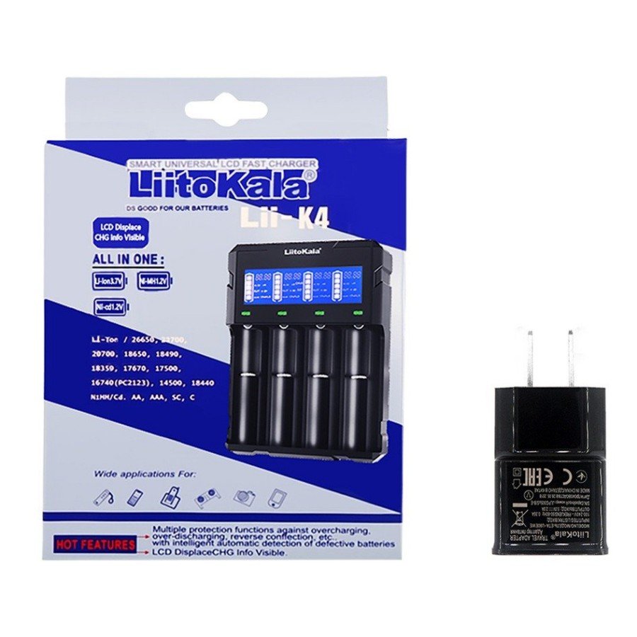 LiitoKala Lii-K4 smart battery charger