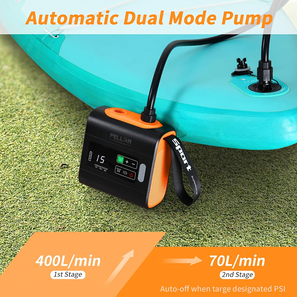 High-capacity smart inflation pump