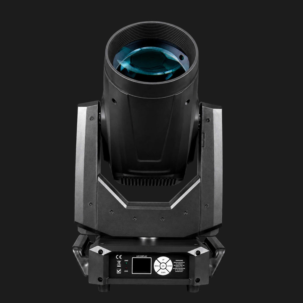 Testa mobile a LED F20 DMX/RDM da 300 W con doppio prisma