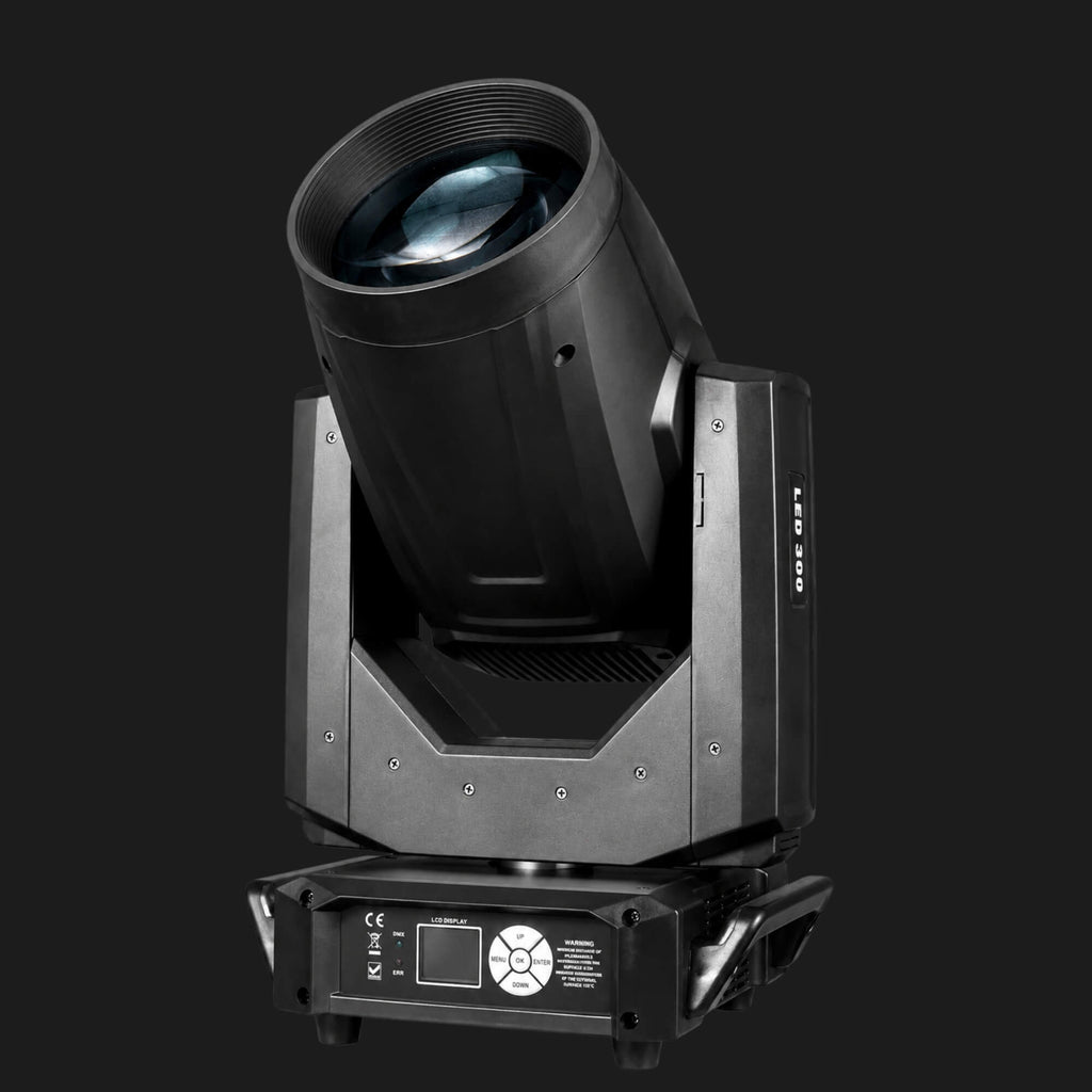 Testa mobile a LED F20 DMX/RDM da 300 W con doppio prisma