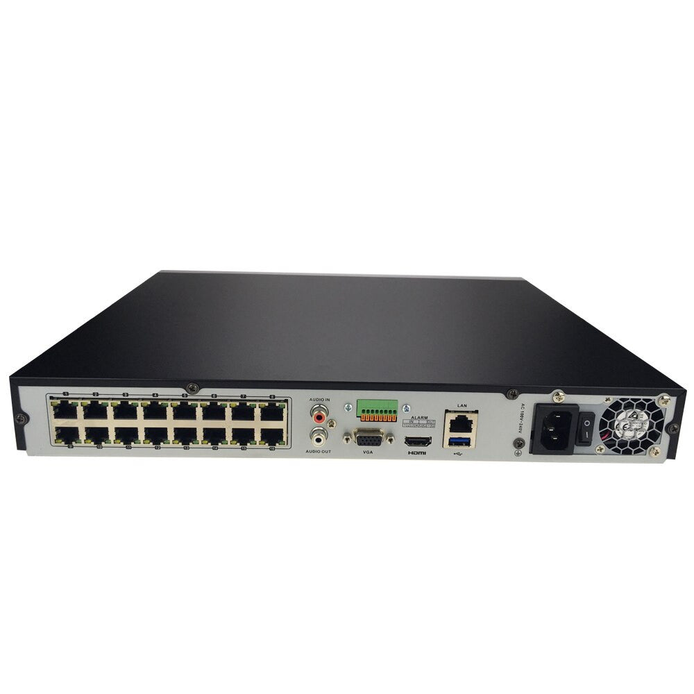 Kit di videosorveglianza IP Hikvision da 8 MP con telecamera DS-2CD2385G1-I