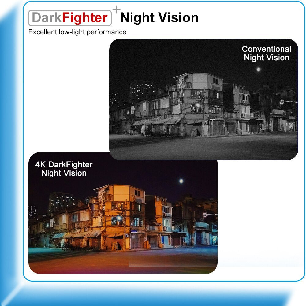 Kit de vidéosurveillance IP Hikvision 4K de 8 MP avec PoE, DS-2CD2185FWD-IS