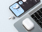 White Techancy TWS KP2708 Bluetooth 5.3 earbuds, up to 5 h playback