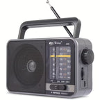 AM/FM transistor radio with USB charging